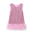 thumbnail image 1 of 2-3 Years Toddler Tutu Dress Little Girls Fluffy Summer Dresses Casual Party Tulle Sundress for Kids 2-8Y, 1 of 3