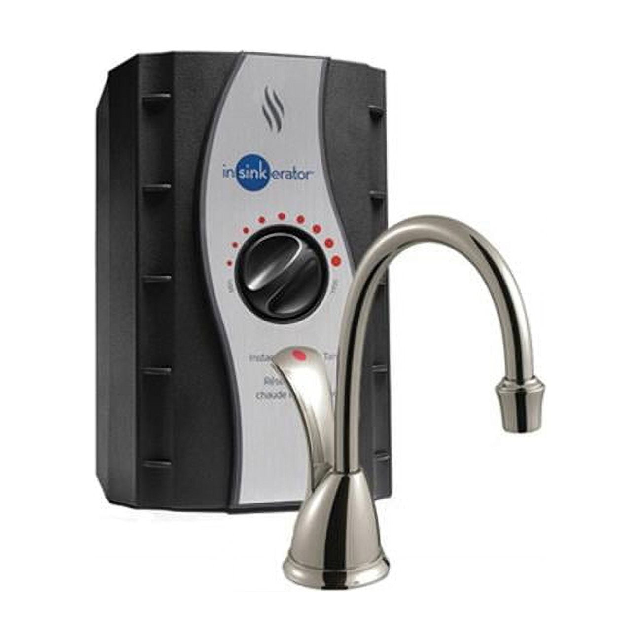 Satin Nickel Instant Hot and Cold Water Dispenser Faucet