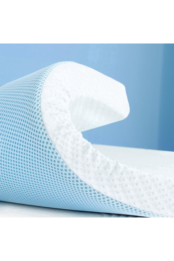 2, 3, or 4 Inch Gel-Infused Memory Foam Mattress Topper with Removable Fitted Cover (2 inch, Twin XL)