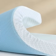 2, 3, or 4 Inch Gel-Infused Memory Foam Mattress Topper with Removable Fitted Cover 2 inch, Twin