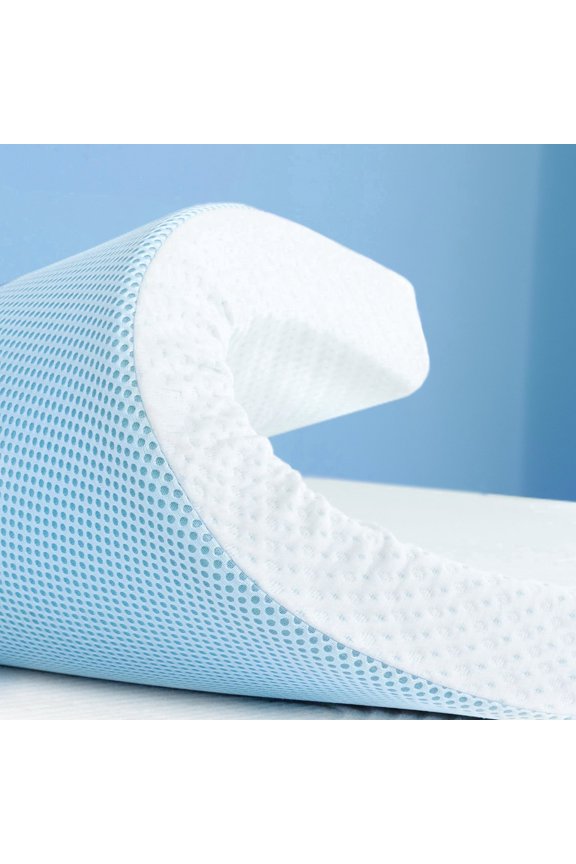 2, 3, or 4 Inch Gel-Infused Memory Foam Mattress Topper with Removable Fitted Cover (4 inch, Queen)