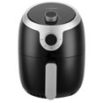 2.3 qt. Electric Hot Air Fryer with Temperature Control, Timer, Auto ShutOff, 1000W in Black