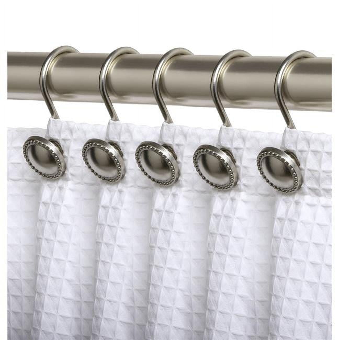 Brushed Nickel Shower Curtain Hooksnull