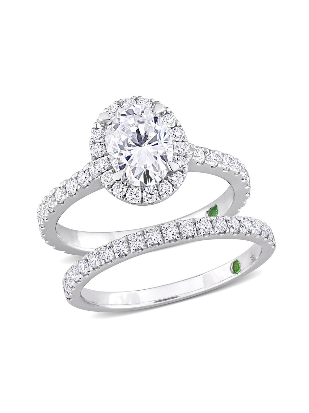 2.30 Carat (Ctw VS1VS2, GH) LabGrown Diamond WeddingSet Engagement