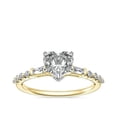 thumbnail image 1 of 2.30 Ct Heart Cut Moissanite Stunning Engagement Ring for Ladies in 14K Yellow Gold Ring Size 3 (D/VVS1) Fine Jewelry by Diamond-Capitals, 1 of 6