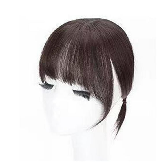 2/30# Light Brown (D)$3D French Air Bangs Wig For Women, Seamless Simulation Hair, Hair Growth, White Hair, Forehead Natural Wig