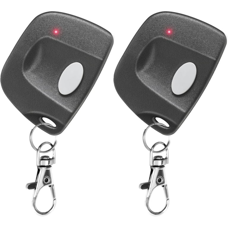 XYZリモコン Foluck 2pk Garage Door Remote, 300MHz Multicode, DIP Switch