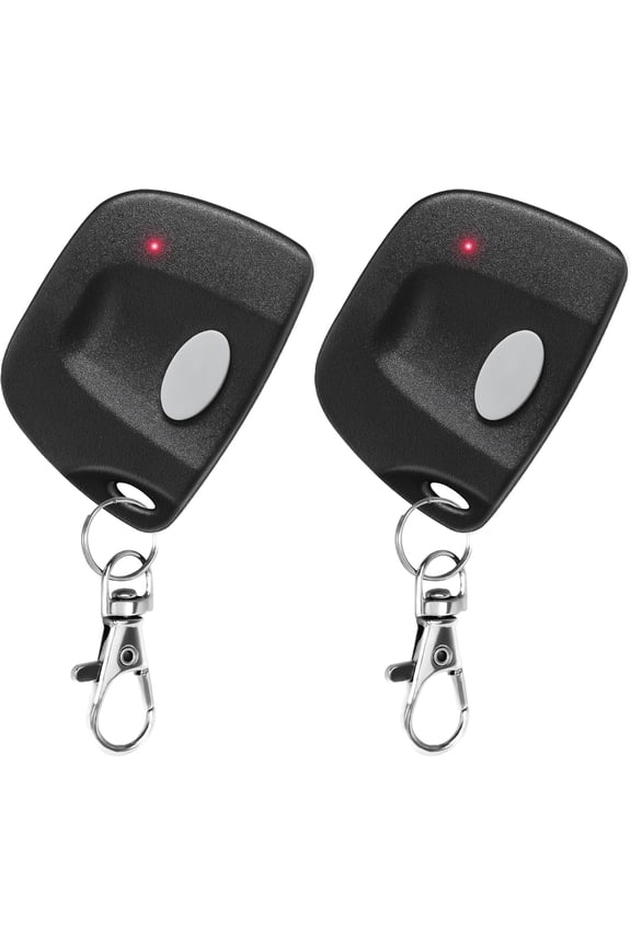 2 for 300 MHz Multicode Linear Garage Door Gate Opener Remote Control with 10 DIP Switch Keychain,Replacement 3089,3060,3070,308911,MCS308911,MCS306010,MCS307010 Clicker