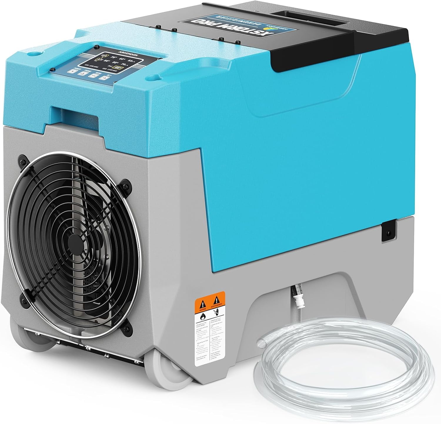 ARGENDON 180 PPD Commercial Dehumidifiers, Up to 2,300 sq. ft.Crawl Space Dehumidifier with Pump, Auto Defrost, Memory Starting for Home/Industry Use, Water Damage Restore, Basement, Limited 5