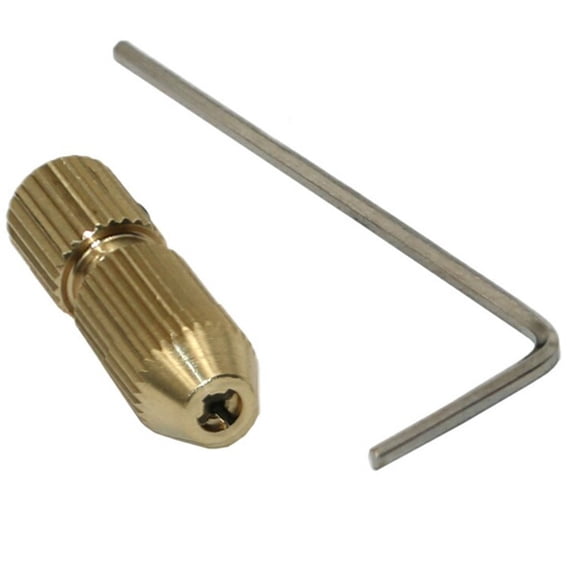 2.300Cmm Brass Electric Motor Shaft Clamp Fixture Chuck 0.8Mm-1.5Mm Drill Bit
