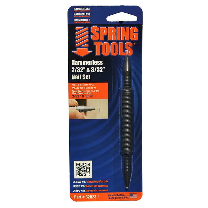 2/32" & 3/32" Spring Tools 32R23-1 Spring Tools Double Ended Nail Set ...