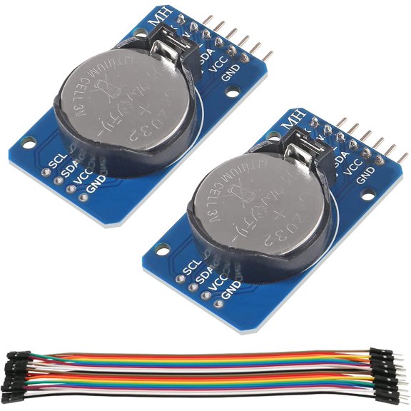 2 32312432 modules clock timer storage module, replacement for 13072 board, with male to female jumper cables