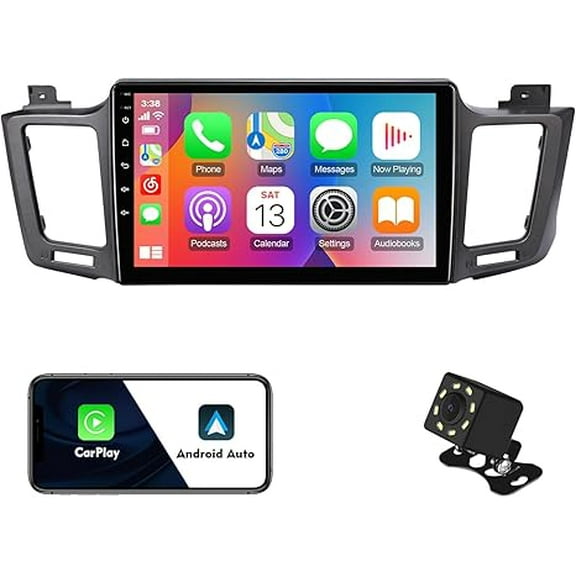 2+32G 9-inch Android 12 Car Stereo for Toyota RAV4 2013-2018 IPS Touchscreen Screen Car Radio