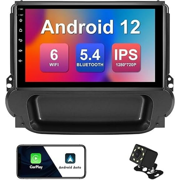 2+32G 9-inch Android 12 Double Din Car Stereo for Chevrolet Chevy Malibu 2009-2014 Touchscreen Radio