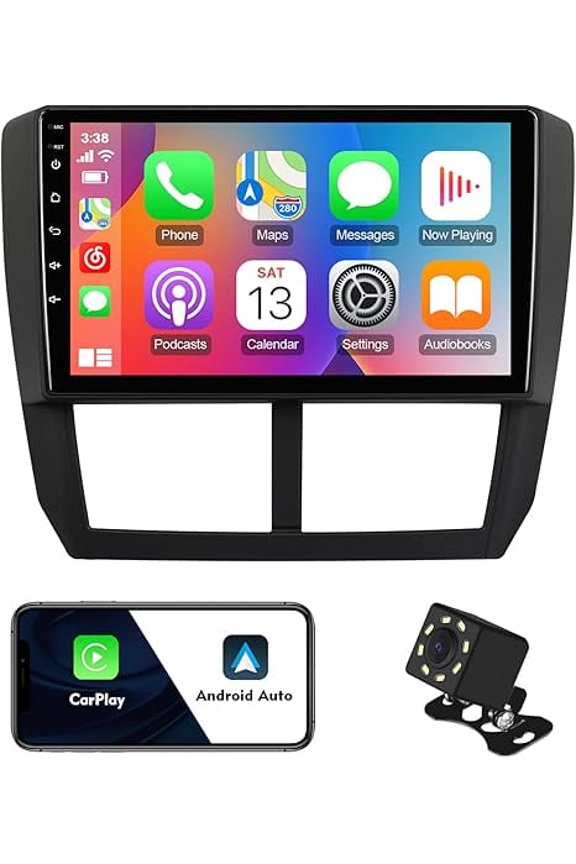 2+32G 9 inches Android 10 Car Stereo for Subaru Forester 2008-2012 Impreza 2008-2011 IPS Touchscreen
