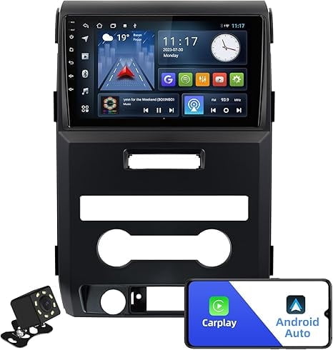 2+32G 9 inches Android 10 Double Din Car Stereo for Ford F150 Raptor ...