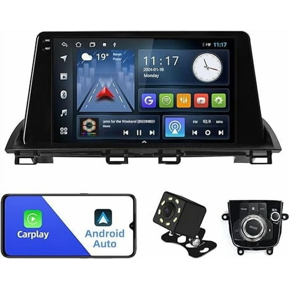 2+32G 9 inches Android 10 Double Din Car Stereo for Mazda 3 Axela 2014-2019 IPS Touchscreen ( no Canbus)