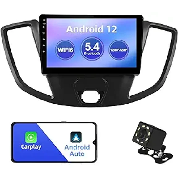 2+32G 9 inches Android 12 Car Stereo for Ford Transit 2013-2019 IPS Touchscreen Car Radio