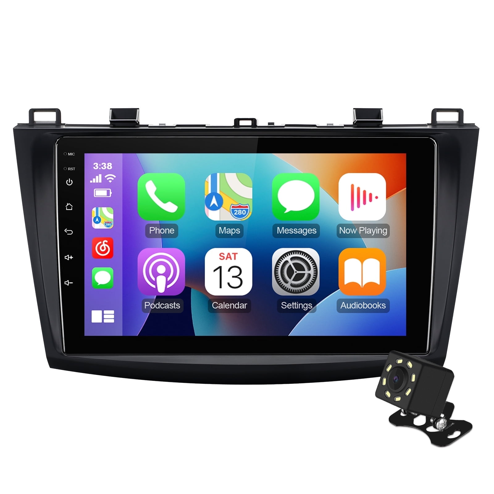 2+32G inches Android 12 Double Din Car Stereo for Mazda 2010