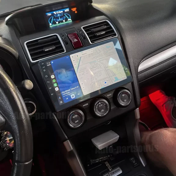 2+32G Android 13 Car Stereo GPS Navigation for Subaru Forester WRX 2015-2018 Built-in Wireless CarPlay Android Auto 9in Car Radio with Bluetooth WiFi FM/RDS SWC Split Screen + AHD Backup Camera