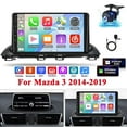 thumbnail image 1 of Eforcase 2+32G Android 13 Stereo Radio for Mazda 3 2014-2019 with Wireless CarPlay Android Auto, 9" Touch Screen In-Dash GPS Navi Support Mirror Link BT HiFi WiFi RDS SWC, 1 of 13