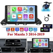 Eforcase 2 32G Android 13 Stereo Radio for Mazda 3 2014-2019 with Wireless CarPlay Android Auto, 9" Touch Screen In-Dash GPS Navi Support Mirror Link BT HiFi WiFi RDS SWC