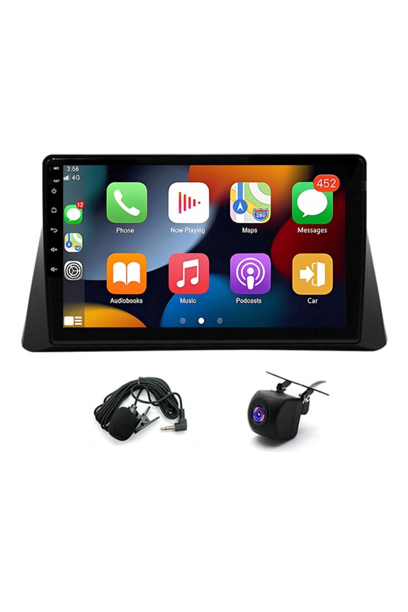 2+32G Car Stereo for Honda Accord 8th Generation 2008-2013 and More Models with Wireless CarPlay Android Auto 10inch Touch Screen Support Bluetooth FM GPS WiFi