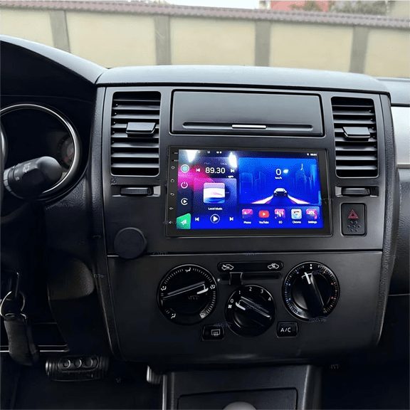 2+32G Car Stereo for Nissan Versa 2006-2011 with Carplay/Android Auto 7 inch Car Radio Support WiFi Bluetooth GPS Navigation