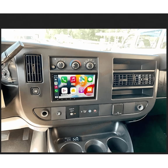 2+32GB 8inch Android 15 Car Stereo For Chevrolet Express 2008-2024, GPS Navigation Head Unit with Wireless CarPlay & Android Auto, DAB+, DVR, DSP, SWC & AHD Camera