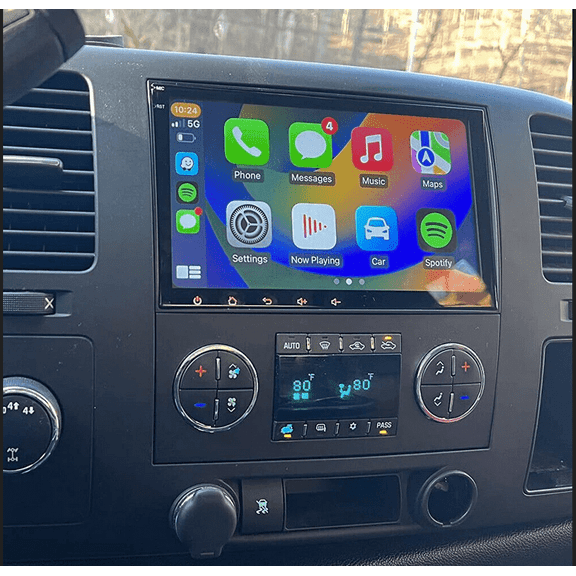2+32GB 8inch Android 15 Car Stereo For Silverado 2007-2013, GPS Navigation Head Unit with Wireless CarPlay & Android Auto, DAB+, DVR, DSP, SWC & AHD Camera