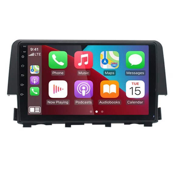 2+32GB Android 13 Car Stereo for Honda Civic 2016-2020, 9in w/Wireless Carplay & Auto