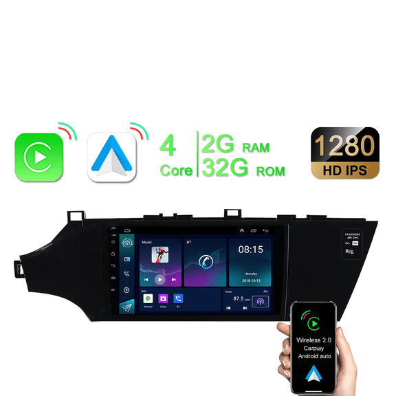 2+32GB Android 13 Car Stereo for Toyota Avalon 2013-2018, 9in w/Carplay & Auto + AHD Cam