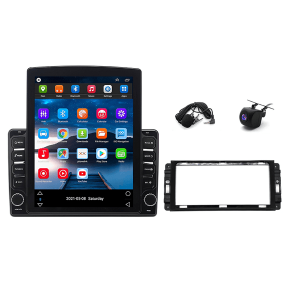 2+32GB Android 14 Car Stereo for Dodge Caliber/Journey, 9.7in + AHD Cam