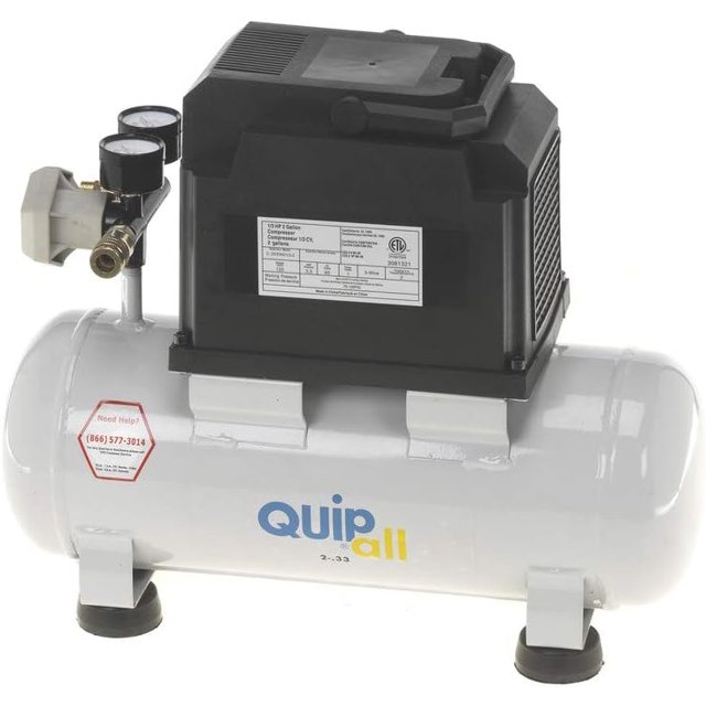 2.33 1/3 HP 2 Gallon OilFree Hotdog Air Compressor