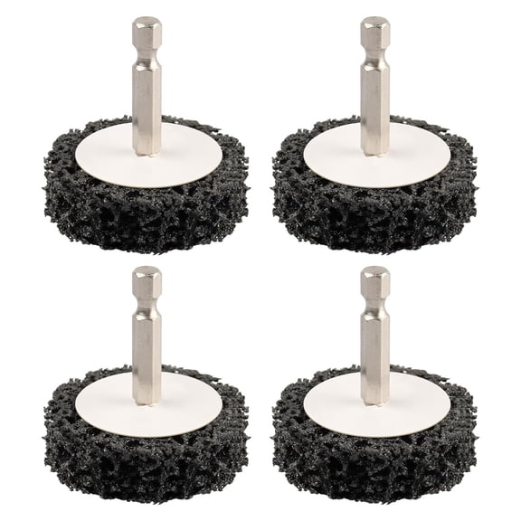 2" 4Pcs Quick Change Easy Strip Discs with 1/4" Hex Shank, Paint Stripper Wheel for Removing Paint, Cleans Welds Rust Removal.