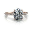 thumbnail image 1 of 2.34 Ct Stunning Oval Diamond Bridal Rings for Women Solid 14K Rose Gold, 1 of 7