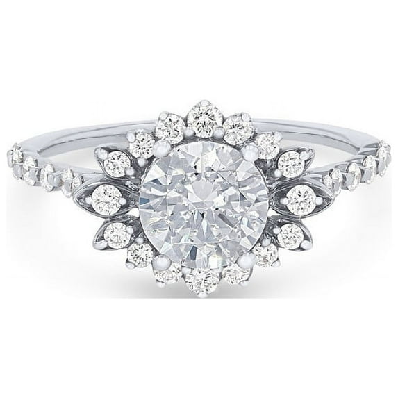 2.35 Ct Beautiful Round Cut Natural Diamond (F-G/VS1) Solitiare Engagement Ring for Women Solid 950 Platinum Size 9 By Diamond-Capitals