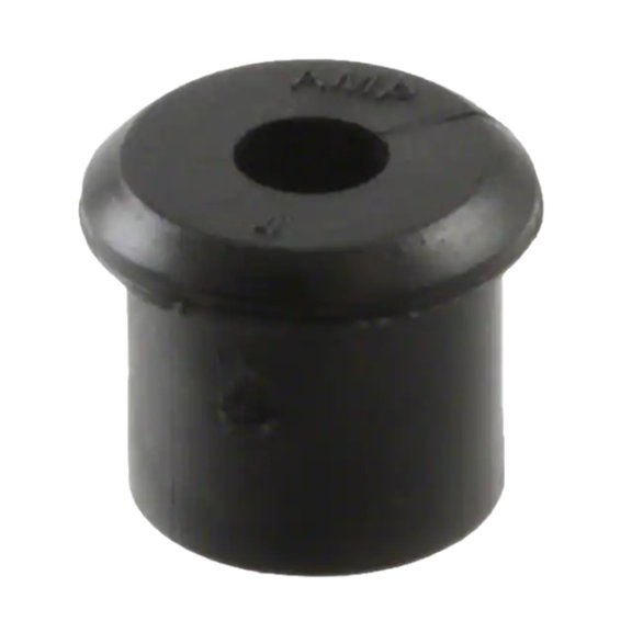2-350377-0 Circular - 0.375 (9.53mm) Bushing, Split 0.156 (3.96mm) Black