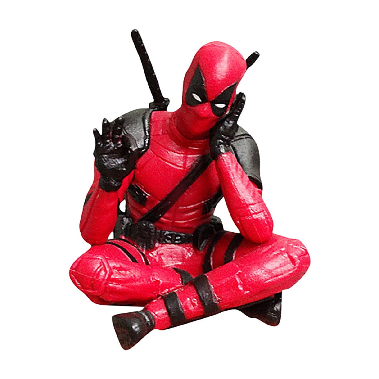 2.35Inch Xmen Toys Deadpool Action Figure Mini Toy X-Men Series Super-hero Comic Book Character Movie Red \u0026 Black Building Blocks,Christmas Decor