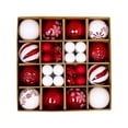 thumbnail image 1 of 2.36" Glitter Christmas Balls Ornaments for Christmas Trees, 44Pcs Shatterproof Plastic Christmas Ornament Set for Xmas Tree Decoration Hanging Ball for Holiday Wedding Party, 1 of 6