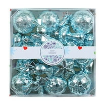 2.36 Inch Christmas Balls, Christmas Tree Decoration Ornaments Shatterproof Hanging Balls for Birthday Holiday Wedding Decorations, Set of 28