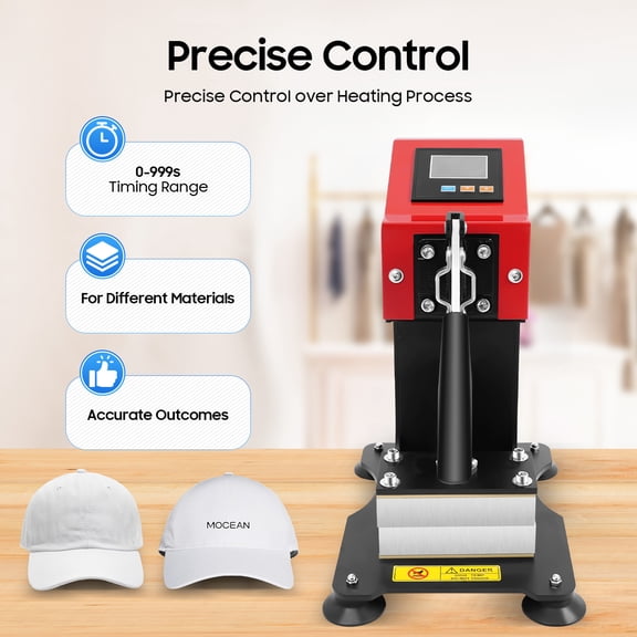 2.36''x4.72'' Hot Press Machine, Heat Press Machine for T Shirts, Electric Hot Press Machine