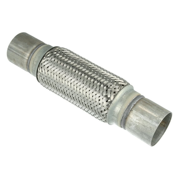 2.36"x8"x11.81" Car Exhaust Flexible Pipe Tubing Universal Exhaust Joint with Welding Extension Pipe Stainless Steel