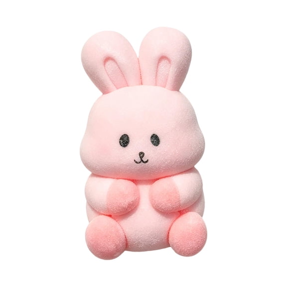 2.36in Flocked Panda Rabbit Squishy Toys, Cute Seal Animal Slow Rising Stress Relief Ball, Kawaii Squeeze Fidget for Desk Office Anxiety Relief Home Fun