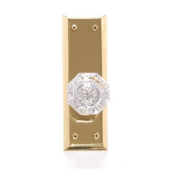2.37 in. Quaker Double Dummy Set, Satin Nickel