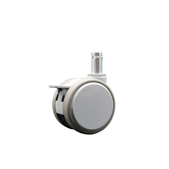 2.375 Inch MRI Safe Caster with Brake – 7/16 Inch Grip Ring Stem –Service Caster
