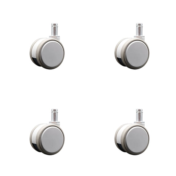 2.375 Inch MRI Safe Casters – 7/16 Grip Ring Stem – Set of 4 – Service Caster