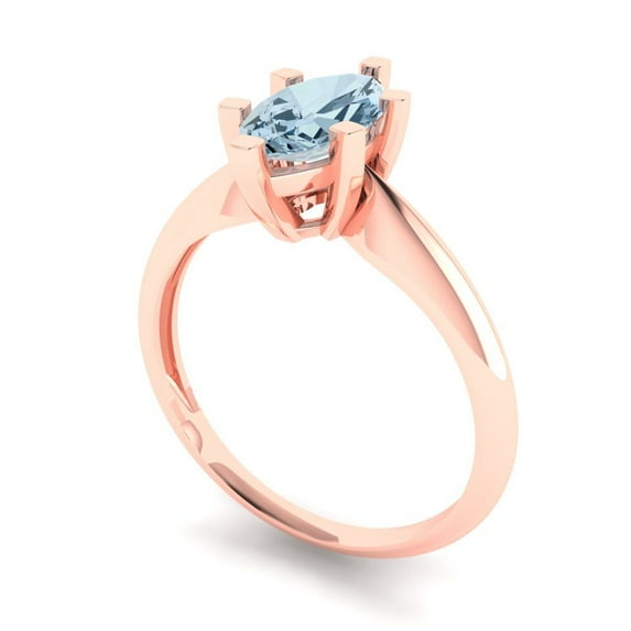 2.38ct Marquise Cut Blue Natural Swiss Blue Topaz 18k White Gold Engraving Statement Bridal Wedding Halo Designer Ring Size 9.25