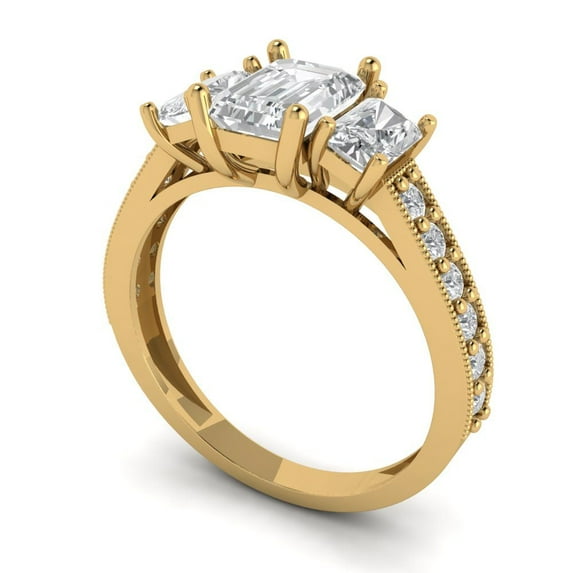 2.38ct Marquise Cut Blue Crystal 14k White Gold Engraving Statement Bridal Wedding Halo Designer Ring Size 5.75