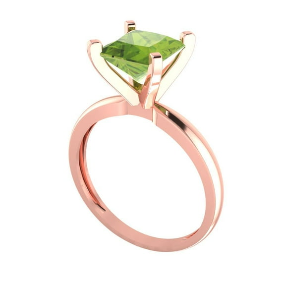 2.38ct Marquise Cut Clear Moissanite 18k Pink Rose Gold Engraving Statement Bridal Wedding Halo Designer Ring Size 5.25